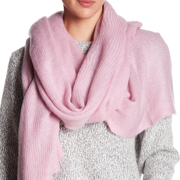Free People Accessories - Free People Lavender Kennedy Waffle Knit Scarf